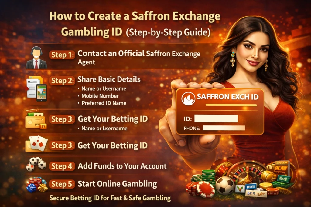 How to create a Saffron Exchange gambling ID step by step with secure registration and fast account activation in India