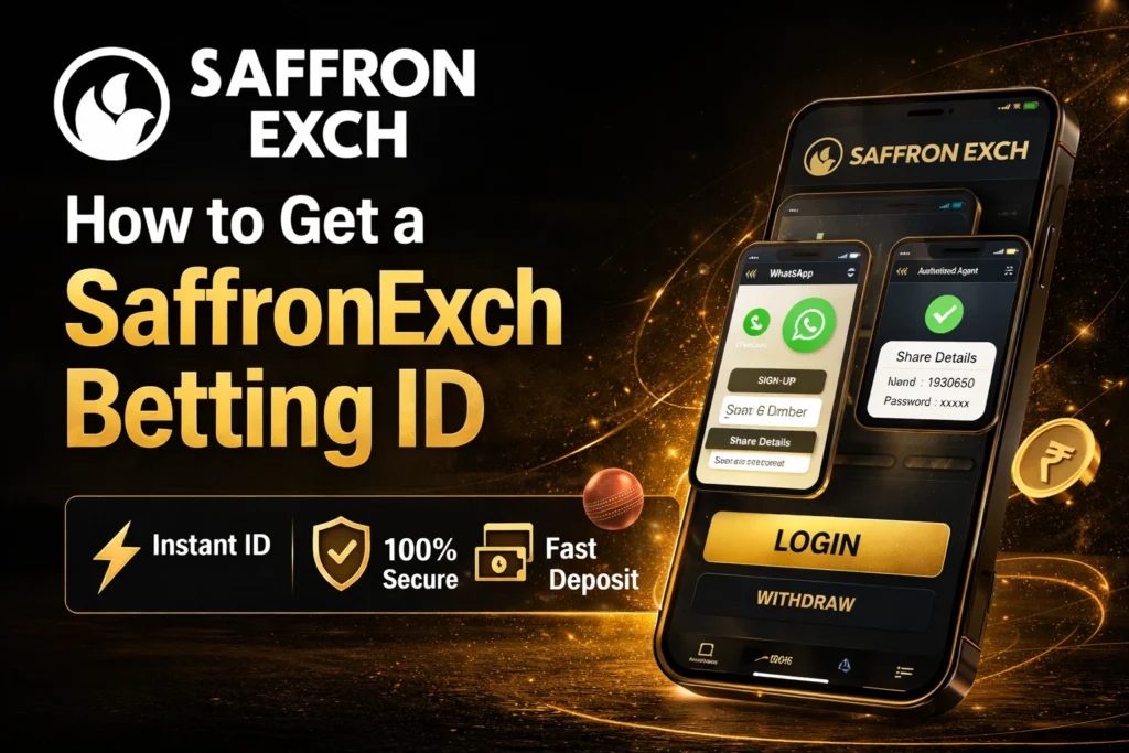 How to get a SaffronExch betting ID with instant account creation, secure login, and fast deposit options for online cricket betting