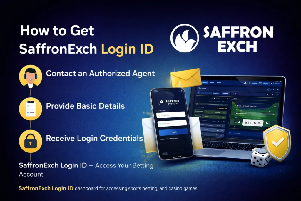 How to get SaffronExch Login ID step by step guide to create betting account