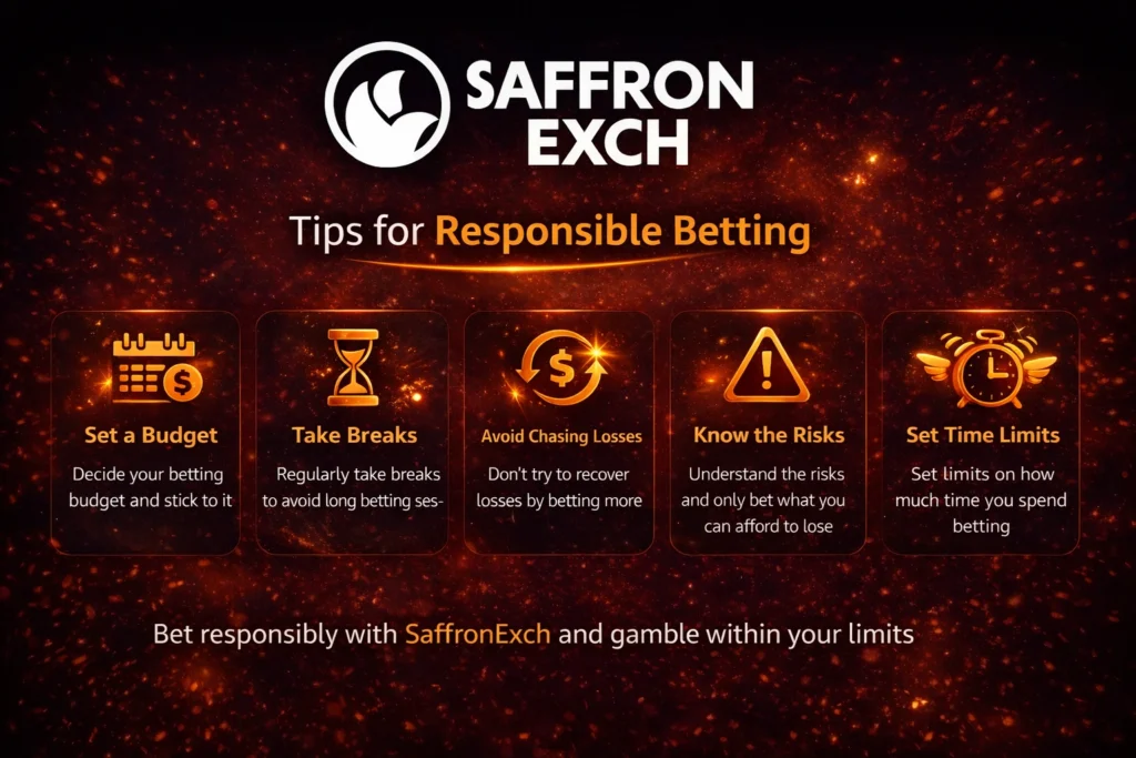 Responsible betting tips on SaffronExch for safe online sports betting and casino gaming