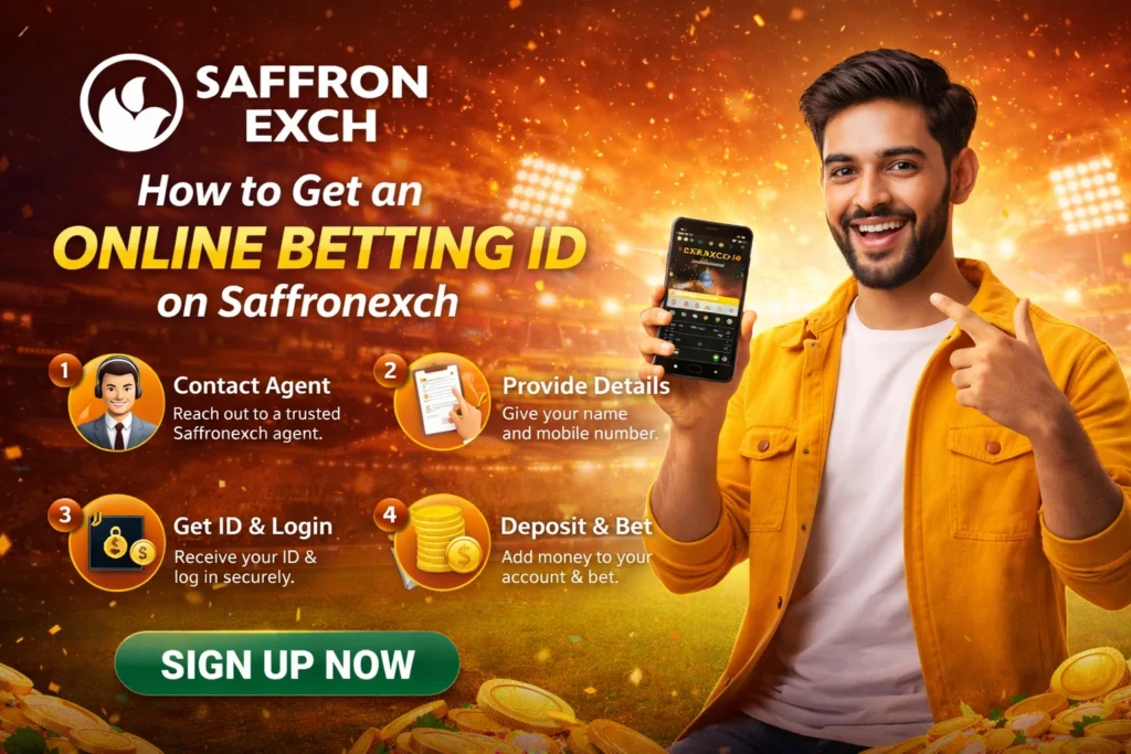 How to get Online Betting ID on Saffronexch step by step guide India