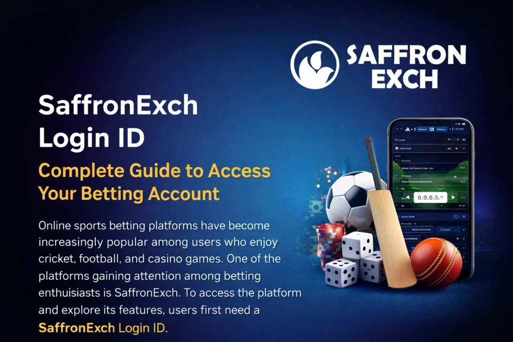 SaffronExch Login ID complete guide to access your betting account