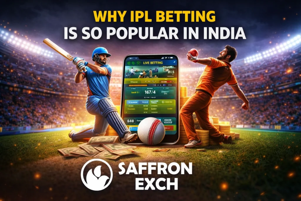Why IPL betting is so popular in India with cricket players, live betting app and SaffronExch platform